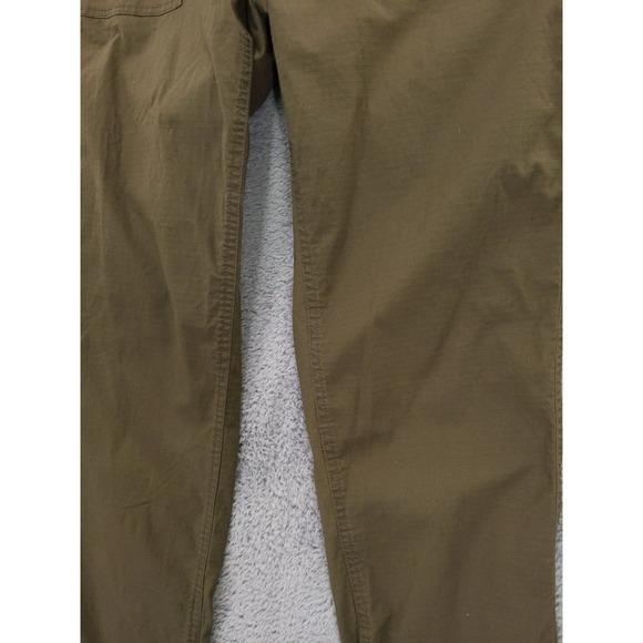 Vuori Ripstop Pants Olive Green Organic Cotton Elastic‎ Waist Drawstring Sz S - Picture 3 of 9